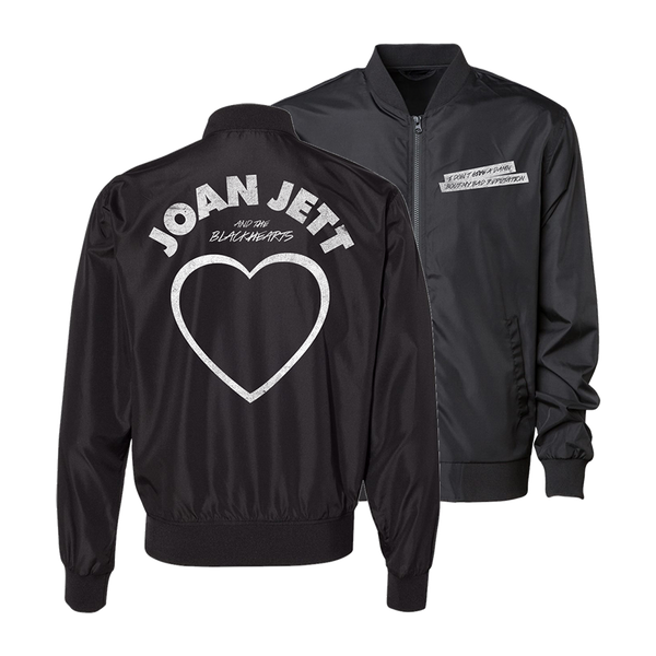 the virgins heart logo button jk/ ジャケット Joan Jett and the Blackhearts - Bad Reputation Bomber Jacket