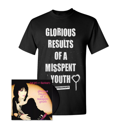 Glorious Results of a Misspent Youth T-Shirt and Vinyl Bundle