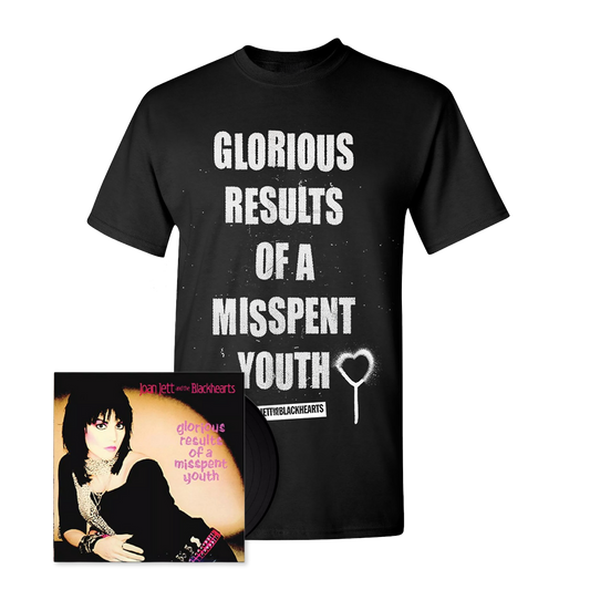 Glorious Results of a Misspent Youth T-Shirt and Vinyl Bundle